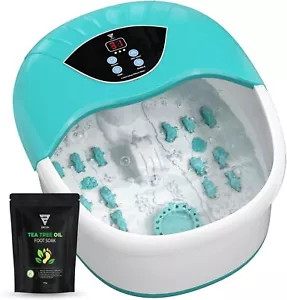 Massaggiatore spa/bagno 5 in 1 piedi con olio dell'albero del tè ammollo piedi con sale di Epsom - Foto 1 di 7