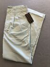 Vans Pants Women's 26 New Alder Relaxed Pale Aqua Pleated front Chinos