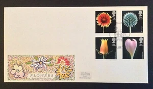 GB 1987 Blumen Set auf unadressiertem Ersttagsbrief, Windsor Philatelic SHS - Bild 1 von 1
