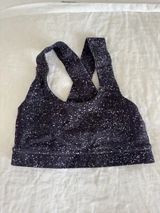 NEW LULULEMON ALL SPORT BRA III FITNESS ACTIVEWEAR SIZE 2/ AU 6 LUXTREME LYCRA - Picture 1 of 3