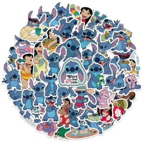 10 Stück Disney Lilo und Stitch Aufkleber 2 BRANDNEU - Bild 1 von 4