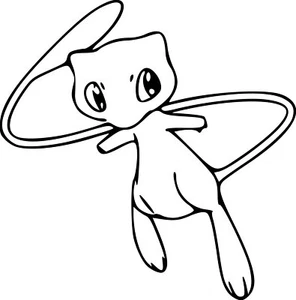 MEW, Pokemon, Vinyl Wandtattoo, LKW, Auto, Anhänger Aufkleber - Bild 1 von 2