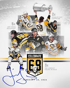 Jaromir Jagr Ruhestand Nacht Pittsburgh Penguins Autogramm 8 x 10 NHL Foto NACHDRUCK - Bild 1 von 1