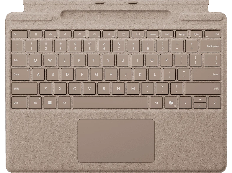 MICROSOFT Surface Pro Keyboard mit Stiftaufbewahrung Tastatur Sand - Bild 1 von 1