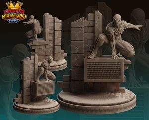 Kit modelo estatua escultura resina Spider-man sin pintar/sin montar - Imagen 1 de 1