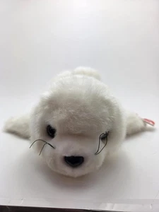 Ty Classics Collection “Flippers” the White Seal - Non Mint Tag (12 inch) - Picture 1 of 6
