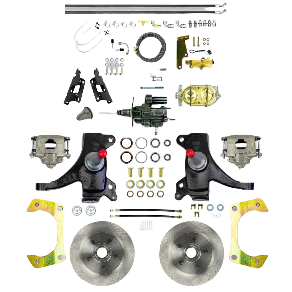 73-87 GM C10/C15 Truck/Suburban 2" Drop, Power Hydro Boost Disc Brake Conversion Foto 1 de 1