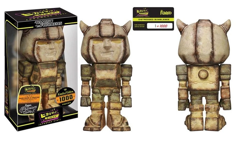 Figura Vinilo Japonés Funko Hikari Transformers Distressed Bumblebee Foto 1 de 1