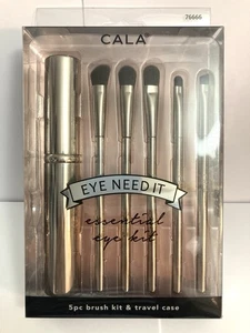 Cala Eye Need It Essential Eye 5 brush Kit Silver - Picture 1 of 4