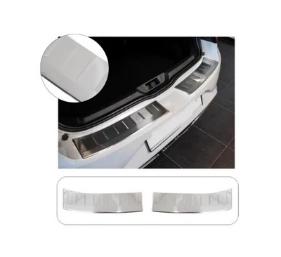 Bumper Protector Chrome Stainless Steel For Renault Megane IV HB 2016+ 2 Pcs Foto 1 de 4