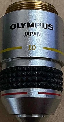 Olympus A 10PL 0.25, 160 / 0.17 Phase Contrast Microscope Objective - Image 1 of 4