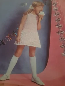 Gorgeous girls Crochet dress crochet pattern 20"-24" - Picture 1 of 1
