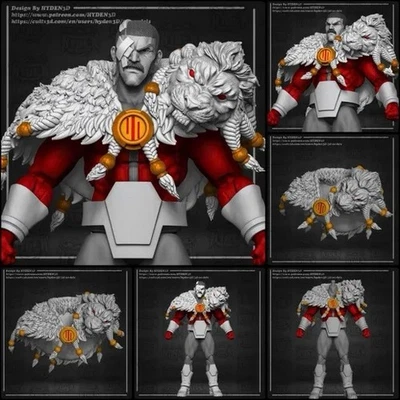 Thragg Kit 1/12 Invincible Custom Action Figures Marvel Legends Adam Unpainted - Image 1 of 2