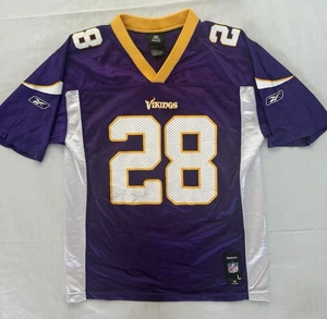 NFL Reebok Adrian Peterson Vikings Jersey Retro Youth Large - Picture 1 of 5