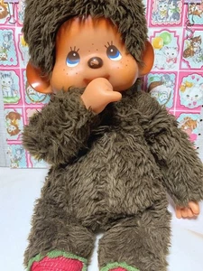 Showa Retro 1974.Sekiguchi Puppe früher Typ BIG Monchichi ca. 45cm - Bild 1 von 13