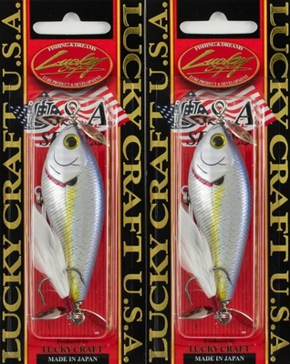 (ЛОТ ИЗ 2) ПРИМАНКАLUCK CRAFT KELLY J PROP 1/2 УНЦИИ KJ-723 ZEBRA MS CHART SHAD E3340 - Изображение 1 из 3