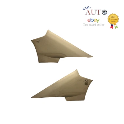 2004-2008 Acura TL Rear C Pillar Interior Trims Pair Beige OEM - Image 1 of 4