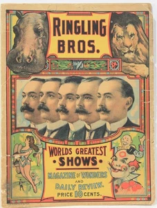 Official Program of the Ringling Bros World’s Greatest Shows Season 1910 - Picture 1 of 12