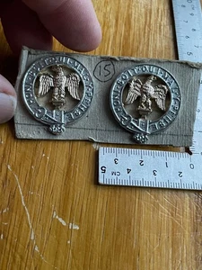 Original British Army 3rd Battalion, Royal Anglian Regiment, Collar Badges - Picture 1 of 2