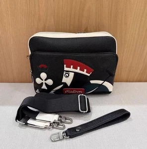 Malbon Golf Lightweight Golf Tote Bag Nylon Black Color 2way With Shoulder Belt - Picture 1 of 5