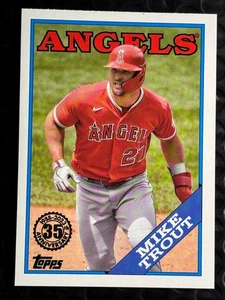 2023 Topps Series 1 - 1988 Topps Baseball Mike Trout #T88-45 Los Angeles Angels - Picture 1 of 2