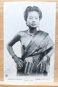 Réf3- CPA Laos. Sao Si Buste Collection Raquez Série A N2 - Picture 1 of 2