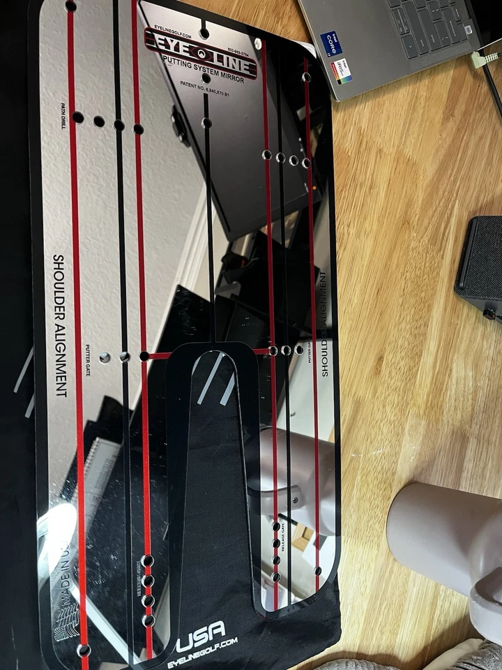 Eyeline Golf Putting Alignment Mirror for Golf Practice & Training - Image 1 of 1