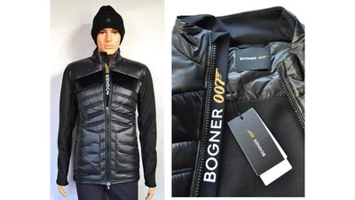 BOGNER 007 BOND 7 HERREN HYBRIDJACKE SOFTSHELL JACKE SCHWARZ UVP595€ Gr 50 L NEU - Bild 1 von 4