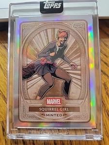 2025 Topps Marvel Mint Squirrel Girl Encased #45 Topps Chrome Bronze /100 - Picture 1 of 3