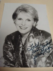 FOTO PROMOCIONAL AUTOGRAFIADA JANET LEIGH - Imagen 1 de 1