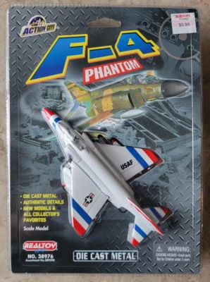 De colección REALTOY Wings Action City Diecast F-4 Phantom US Air Force USAF Sellado Foto 1 de 4