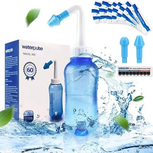 Neti Pot, Neti Pot Sinus Rinsing, 300 ml Neti Pot Sinus Rinsing Kit mit 60 Pa... - Bild 1 von 2