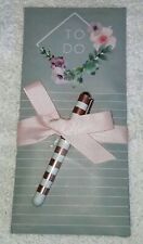 LG Punch Studio FRIDGE NOTE PAD & PEN wildflowers lined Lady Jayne Magnetic