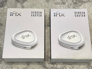 Lot Of 2 TV FIX Screen Caster Stream From Your Phone To TV New in Box - Picture 1 of 5