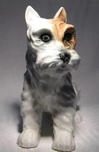 ART DECO AMPHORA RIESSNER CHECKO-ESLOVAQUIA TERRIER CACHORRO PERRO - Imagen 1 de 7
