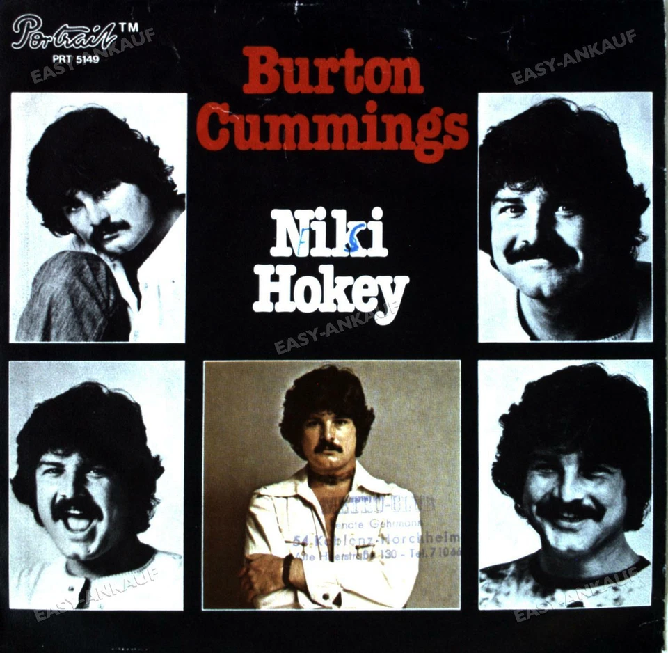 Burton Cummings - Niki Hokey 7in (VG/VG) . - Image 1 of 1