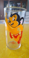 Vintage Small Terrytoons Mighty Mouse Drinking Glass & Comic Book