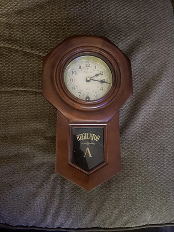 Antique Regulator Wall Clock Cover