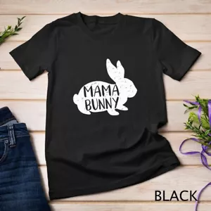 Linda Camiseta Mama Bunny Familiar Camisa de Pascua Unisex - Imagen 1 de 15