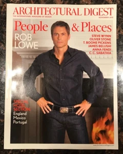 Architectural Digest November 2010 - Rob Lowe - Picture 1 of 2