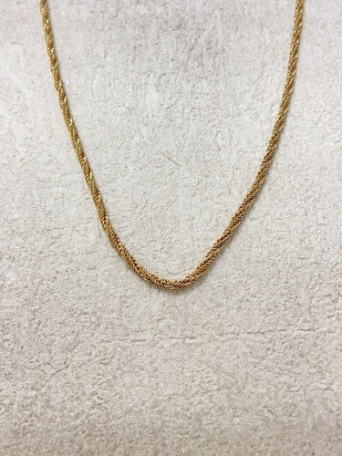 Collana donna Christian Dior oro catena senza top usata