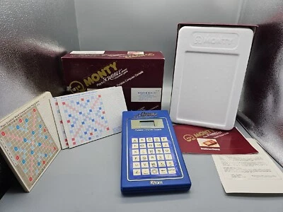 Master Monty Plays Scrabble Portable Computer Console - Tested & Works - Image 1 of 4