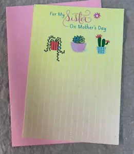 Happy Mother's Day Card w/ Envelope ~ For My Sister - Picture 1 of 2