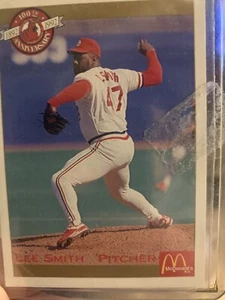 Pacific McDonalds 1992 #53 Lee Smith St. Louis Cardinals 100th Anniversary - Picture 1 of 2