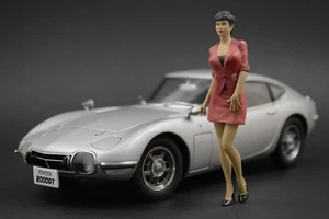 Giulia Show Girl Figura per 1:18 Toyota 2000GT AUTOart !! NO CAR !! - Foto 1 di 9
