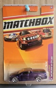 MATCHBOX 2012 MODERN RIDES 5 PACK - HOLDEN VE SSV UTE PURPLE NEAR MINT RECARDED - Picture 1 of 5