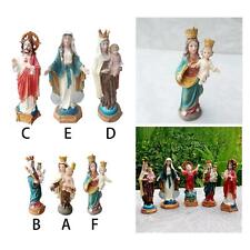 Handpainted Nativity Figurine Religious Sacred Sculpture Statue Ornament