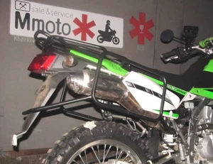 Kawasaki KLX 250 Complete rack system, luggage rack system Black Mmoto KAW0060 - Picture 1 of 6