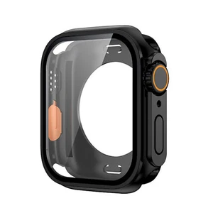 Shockproof Case for Apple Watch Series 10 9 8 7 6 SE PC Bumper + Tempered Glass - Picture 1 of 14