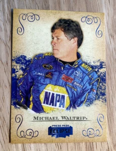 2011 Presseausweis Eclipse #32 Michael Waltrip Blue Foil - Bild 1 von 2